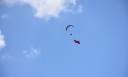 Konya'da Yamaç Paraşütü Hedef Şampiyonası yapıldı