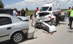 Beyşehir'de zincirleme kaza! 4 yaralı