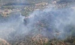 İzmir'deki orman yangınına müdahale ediliyor