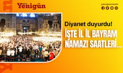 Konya'da bayram namazı saat kaçta kılınacak?