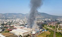 Samsun'da fabrika yangını korkuttu