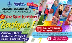 Akşehir'de “Yaz Spor Kursları” için başvurular başlıyor