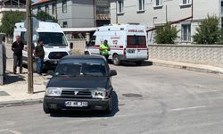Vakaya giden ambulans kaza yaptı