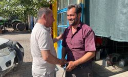Başkan Aydın'dan sanayi esnafına ziyaret
