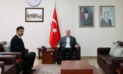 Selçuk Üniversitesi‘nin yeni rektöründen Vali'ye ziyaret
