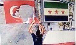 Türk bayrağına saldıran kişi yakalandı!