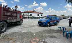 Konya'daki düğünde korku dolu anlar!
