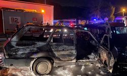 Yanan otomobilde ölen çift Konya’dan dönüyormuş!