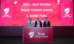 Ziraat Türkiye Kupası'nda 1. tur eşleşmeleri belli oldu