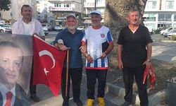 Sorunlarına 90 kilometre yürüyerek çözüm aradılar