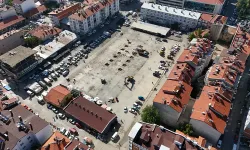 Beyşehir'de pazar alanı geçici olarak taşındı