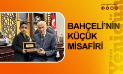 Küçük Bekir Efe Acar, Bahçeli’nin misafiri oldu