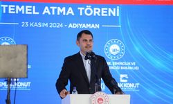 Bakan Kurum, Adıyaman'da temel atma töreninde konuştu