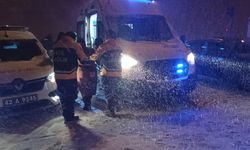 Konya'da kar yağışı kazaya neden oldu