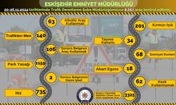3 bin 325 araca işlem uygulandı