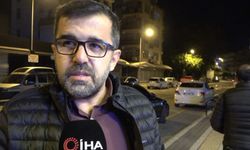 Depreme aracında yakalandı!