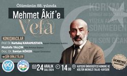 Mehmet Akif Ersoy Talas'ta anılacak