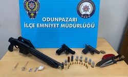 Denetim yapan polise uzun namlulu tüfekle ateş etti
