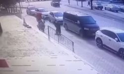 Motokurye çocuğu heimlich manevrası böyle kurtardı