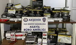 Akşehir'de 92 bin adet doldurulmuş makaron ele geçirildi
