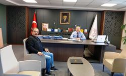 İşcan'dan İl Milli Eğitim Müdürü Yiğit’e ziyaret