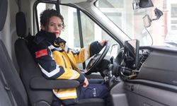 Konya'da zamanla yarışan ambulans şoförü görenleri şaşırtıyor