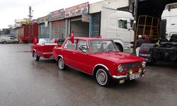 1972 model aracını keserek değiştirdi