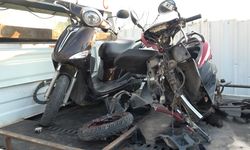 Motosikletle tır çarpıştı 1 ağır yaralı