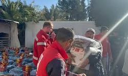 Türk Kızılay'ı mazlum beldelere can suyu  oluyor