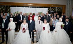 Konya'nın desteğiyle 100 çift dünya evine girdi
