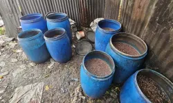 Varillerin içinde tonlarca sahte içki ele geçirildi