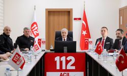 Konya'da acil çağrı hizmetleri değerlendirildi