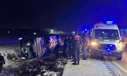 Konya yolunda yolcu otobüsü devrildi: 20 yaralı