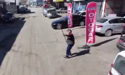 Drone gören masum işçi neye uğradığını şaşırdı