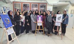 Konya'da kadın maskeleriyle farkındalık sergisi