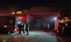Park halinde 2 araçta yangın çıktı