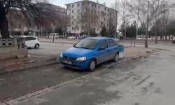 Park ettiği aracını sabah görünce şok oldu!