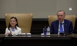 Cumhurbaşkanı Erdoğan, çocukları kabul etti