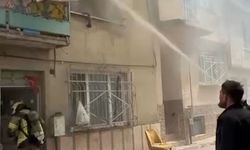 2 katlı binada yangın çıktı