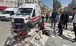 İki motosiklet çarpıştı 2 yaralı