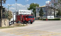 Fabrikada yangın çıktı