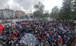 Konya, Doğu Türkistan ve Gazze için yürüdü