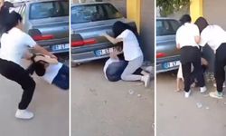 Kızların kavgası kamerada