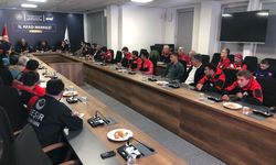 Arama kurtarma toplantısına katıldılar
