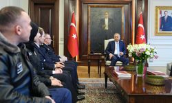 Bakan Yerlikaya polis teşkilatını makamında ağırladı