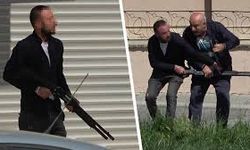 Pompalı tüfekle karışına dehşeti yaşattı