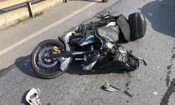 17 yaşındaki sporcu motosiklet kazası yaptı