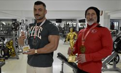 Vücut geliştirme sporcusu, öğrencisiyle uluslararası başarıya odaklandı