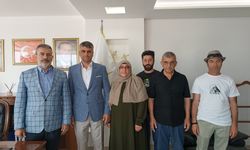 Dünya Görmeyenler Derneği'nden Meram İlçe Başkanına ziyaret