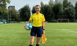 FIFA kokartlı kadın hakem Türkiye'de bir ilke imza attı!